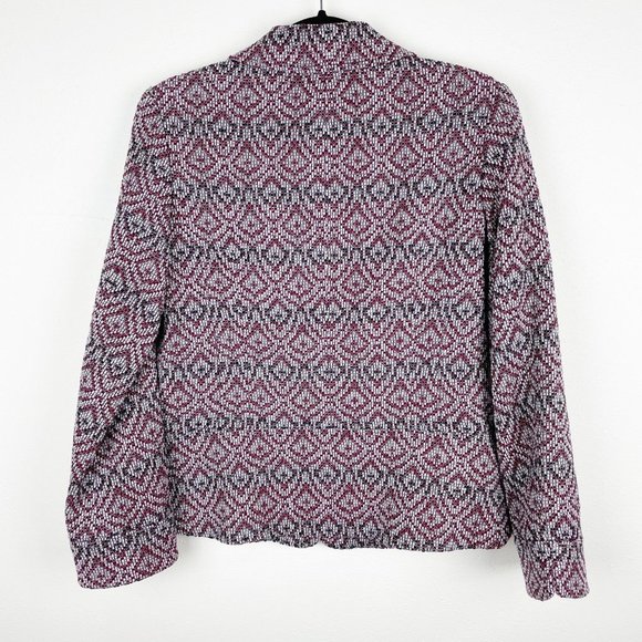 Pendleton Virgin Wool 3-Button Geometric Blazer - Picture 3 of 5